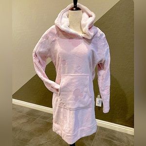 Disney Minnie Mouse Womens’ Cozy Fleece Lounge Hoodie